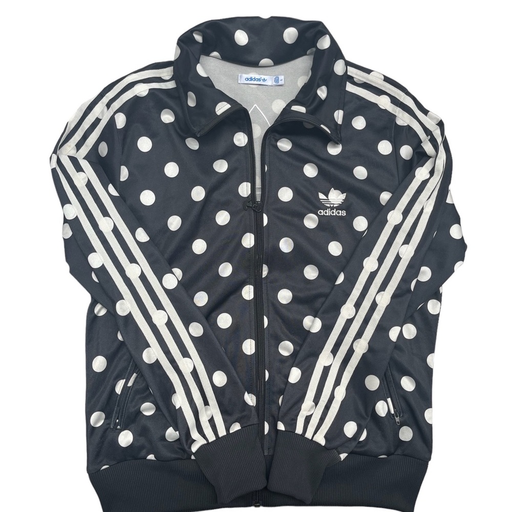 Adidas polka dot track jacket size large